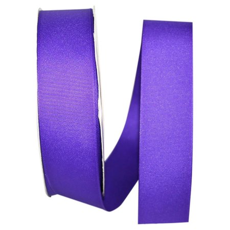 RELIANT RIBBON 10.5 in. 50 Yards Grosgrain Style Ribbon, Purple Haze 4900-286-09K